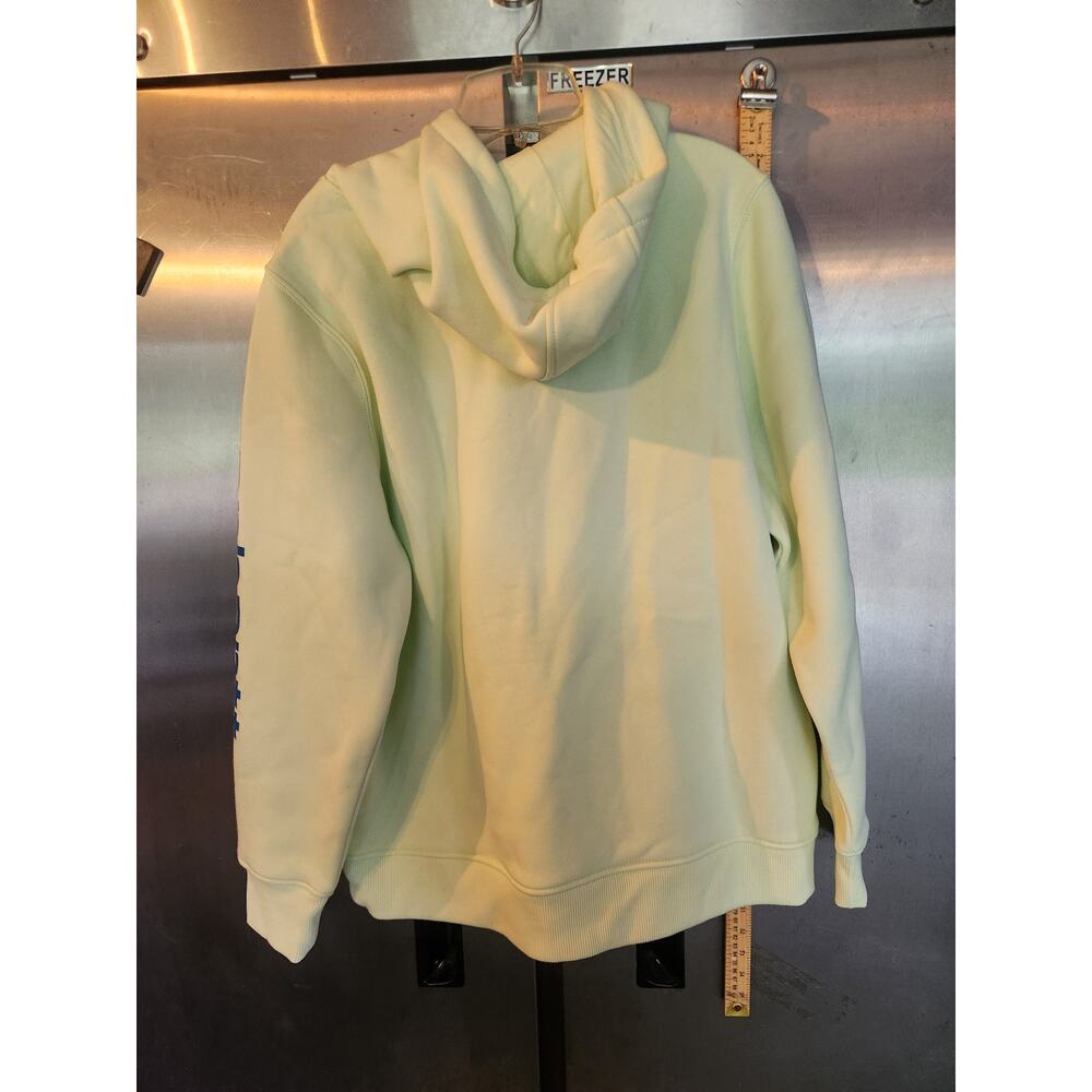 Carhartt Pale Mint Hoodie with Blue Logo - Picture 4 of 6